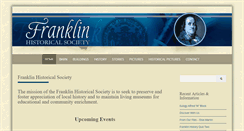 Desktop Screenshot of franklinhistory.net